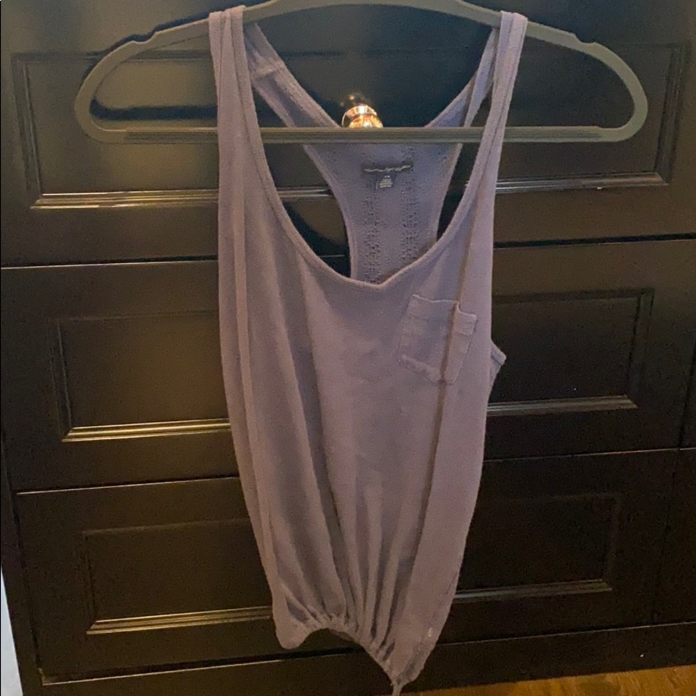 Blue tank top